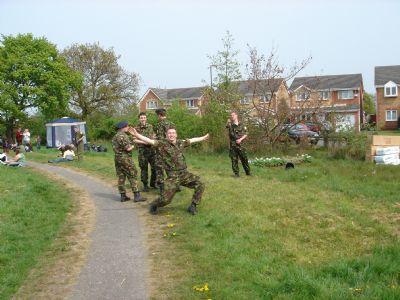 cadets lend a hand
